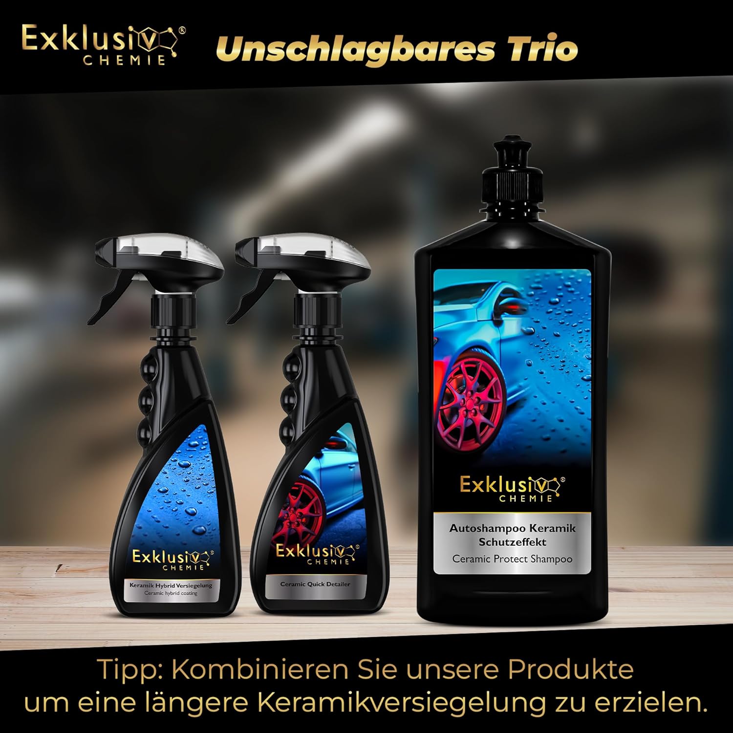 Autoshampoo Keramik Schutzeffekt