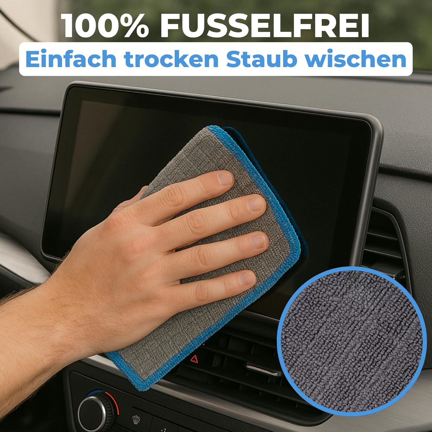 Allround Mikrofasertuch 380 GSM - Q1 | 6 Stück