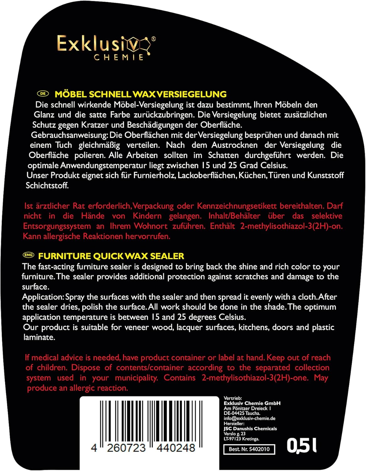 Möbel Schnell Wax Versieglung